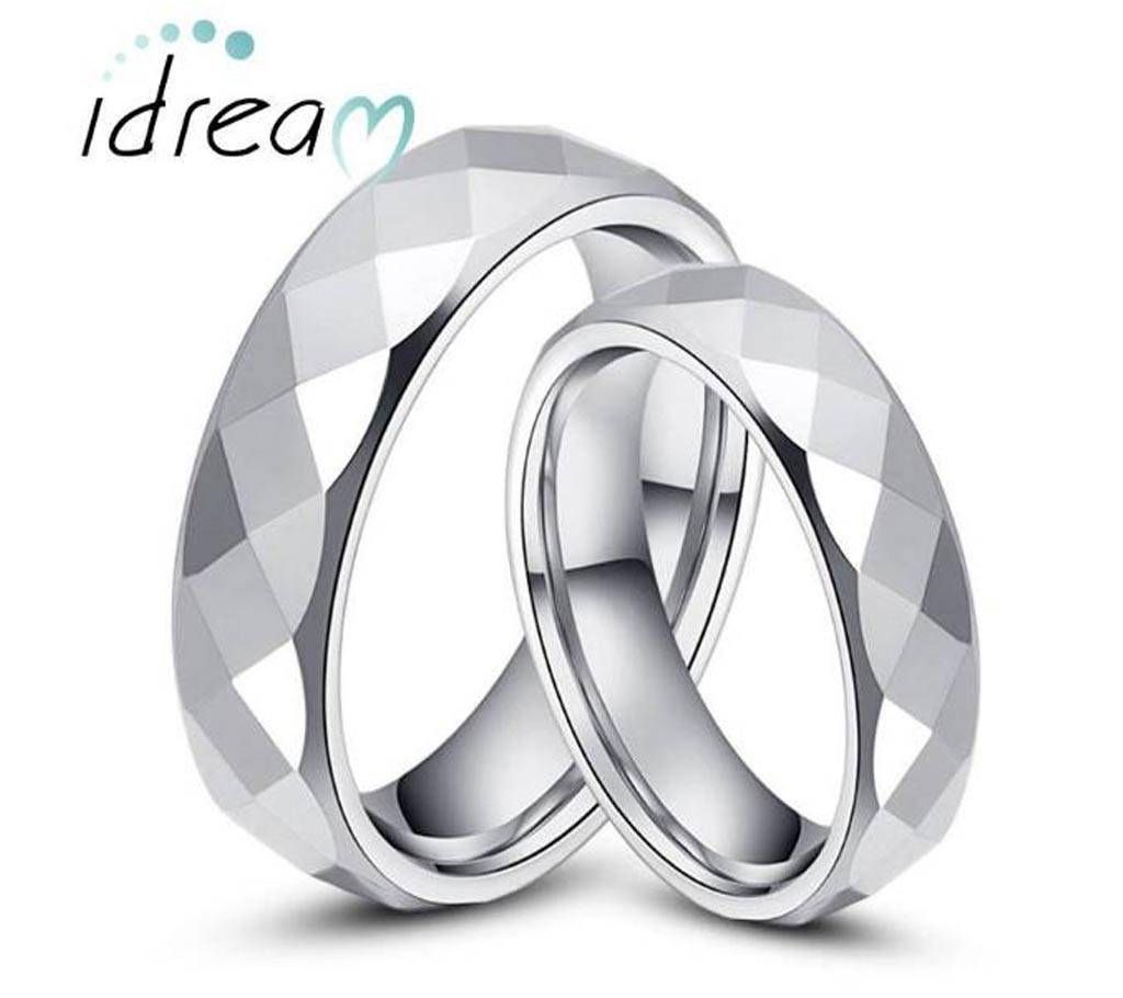 Silver Plated Finger Ring For Couple (2 pcs)