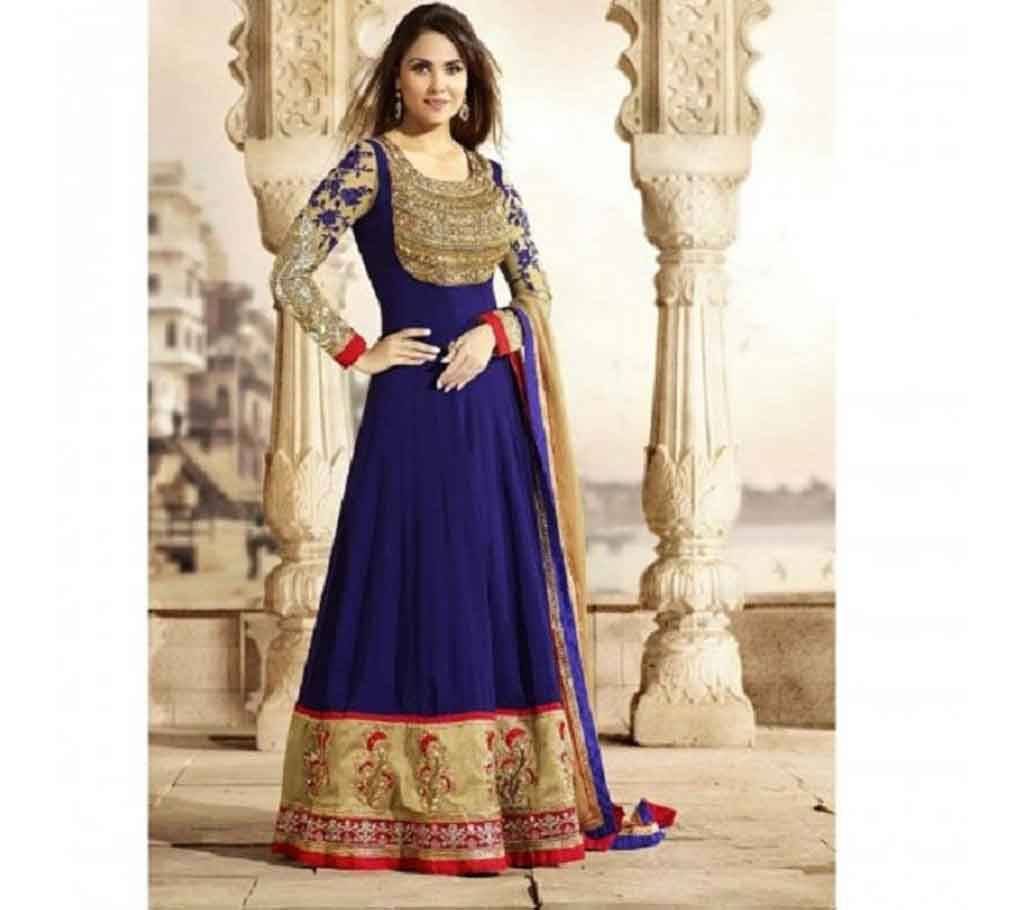 Semi Stitched Soft Georgette Anarkali Copy