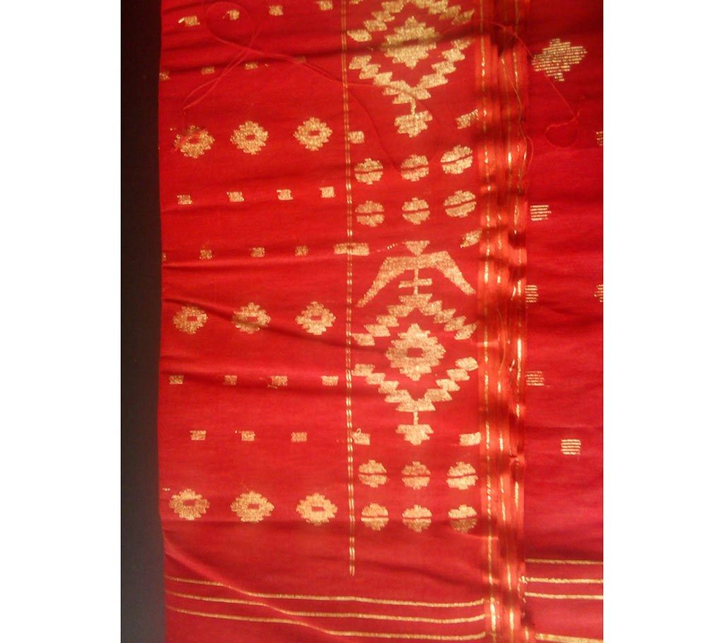 Boishakhi Red Jamdani Sharee