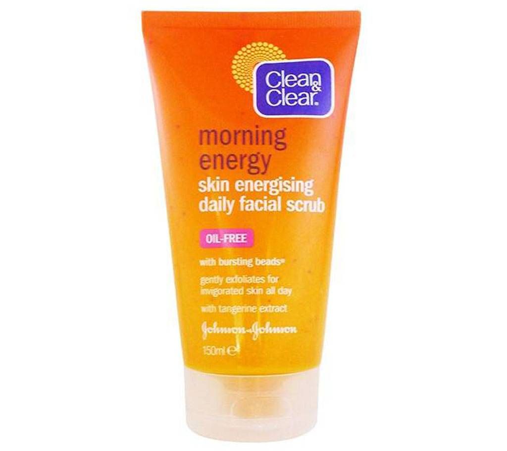 Clean And Clear Morning Energy scrub 150Ml UK