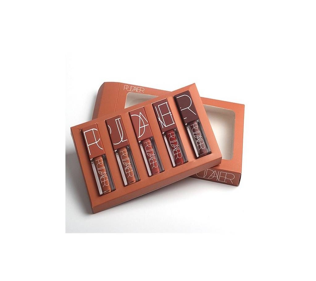 PUDAIER Liquid Lipstick 5 Piece Box