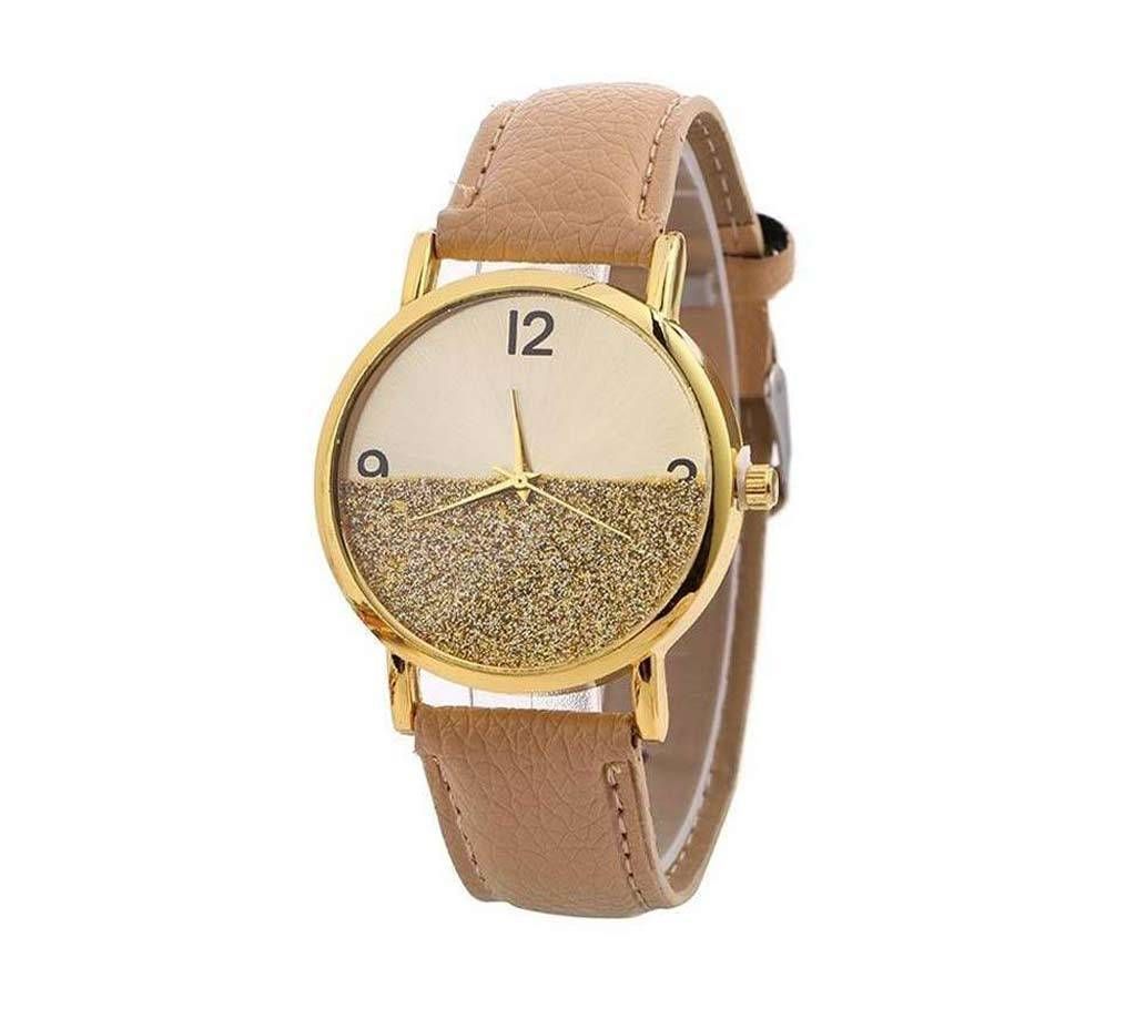 Fashion Collocation Wrist Watch For Women- Golden