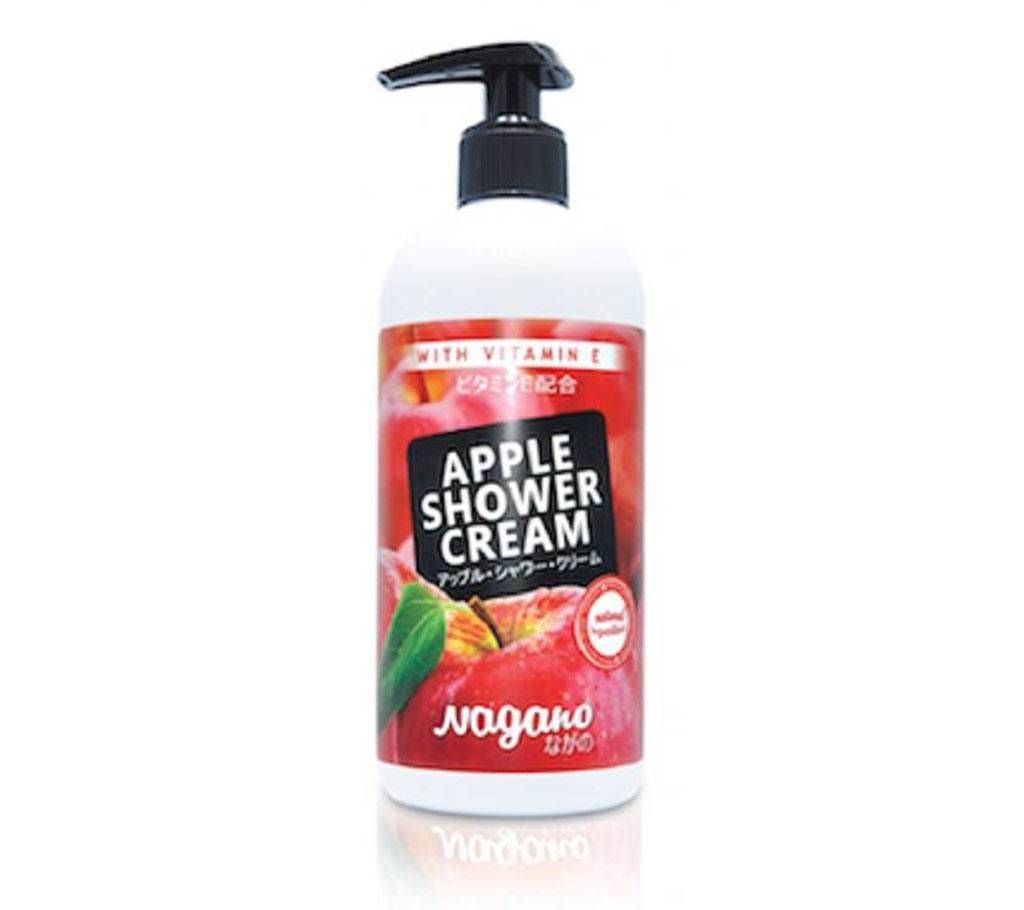 Nagano Apple Shower Cream - 250 ml (Japan) (Original) 