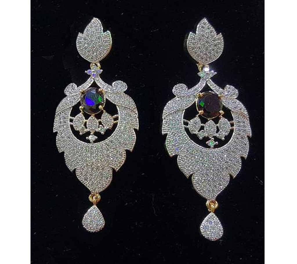 Original Indian diamond cut earring