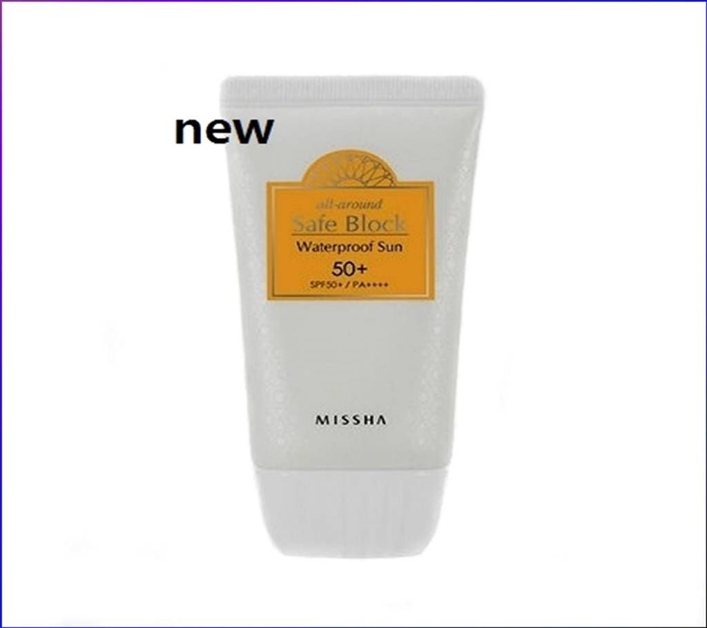 [MISSHA] ALL AROUND SAFE BLOCK WATERPROOF SUN 50+/PA+++  50ml Origin:KOREA