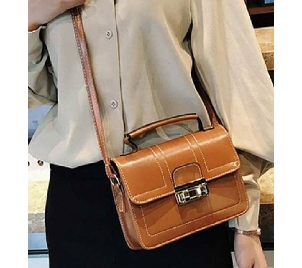 Korean Turn Lock Shoulder Bag