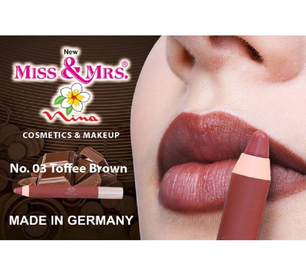 Miss&Mrs Lipstick  Color Toffee Brown