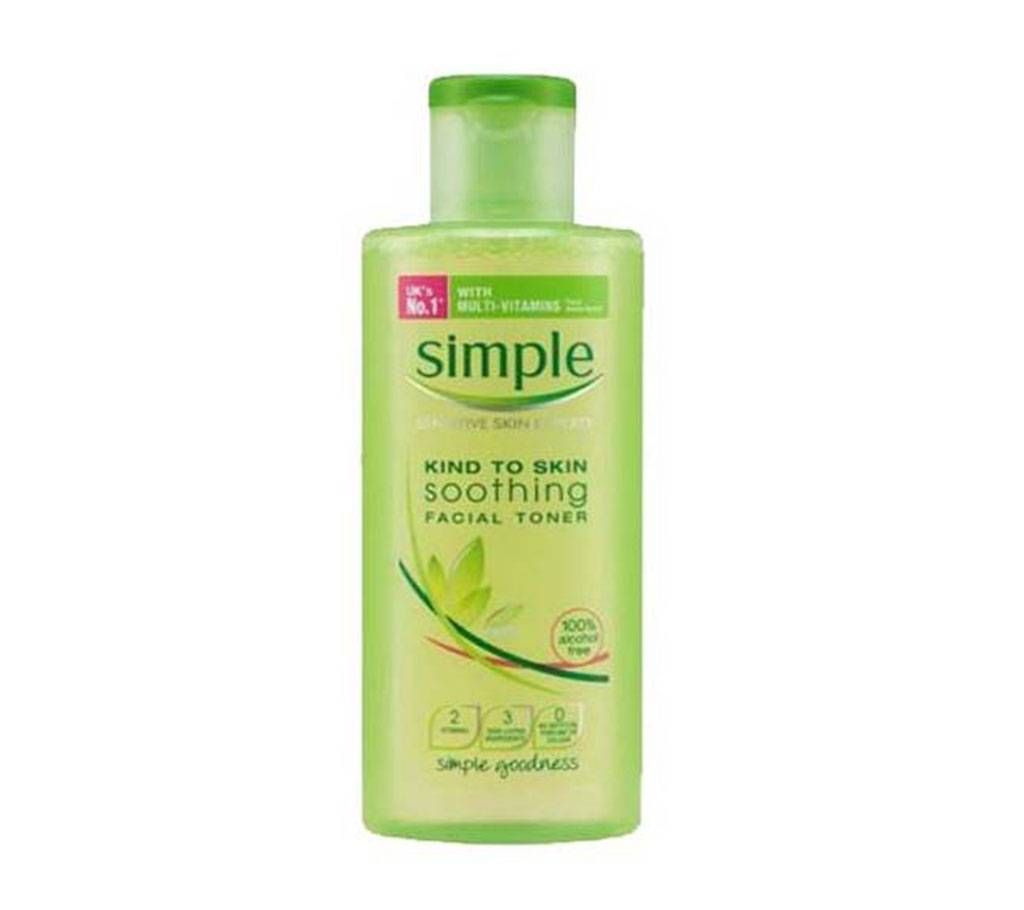Simple Kind To Skin Soothing Facial Toner 250ml - UK