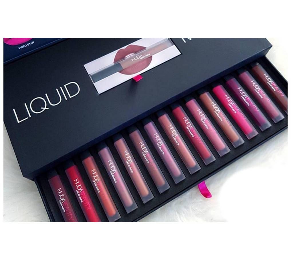 Huda Beauty 16 Psc Matte Lipstick Thailand