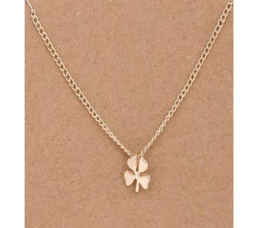 Hot Sale Sparkling Wish Circle Pendant necklace gold-color Clavicle Chains Statement Necklace Women Jewelry