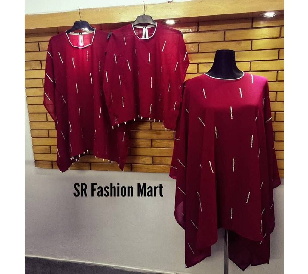 Ladies Abaya Dress Set (3-in-1)