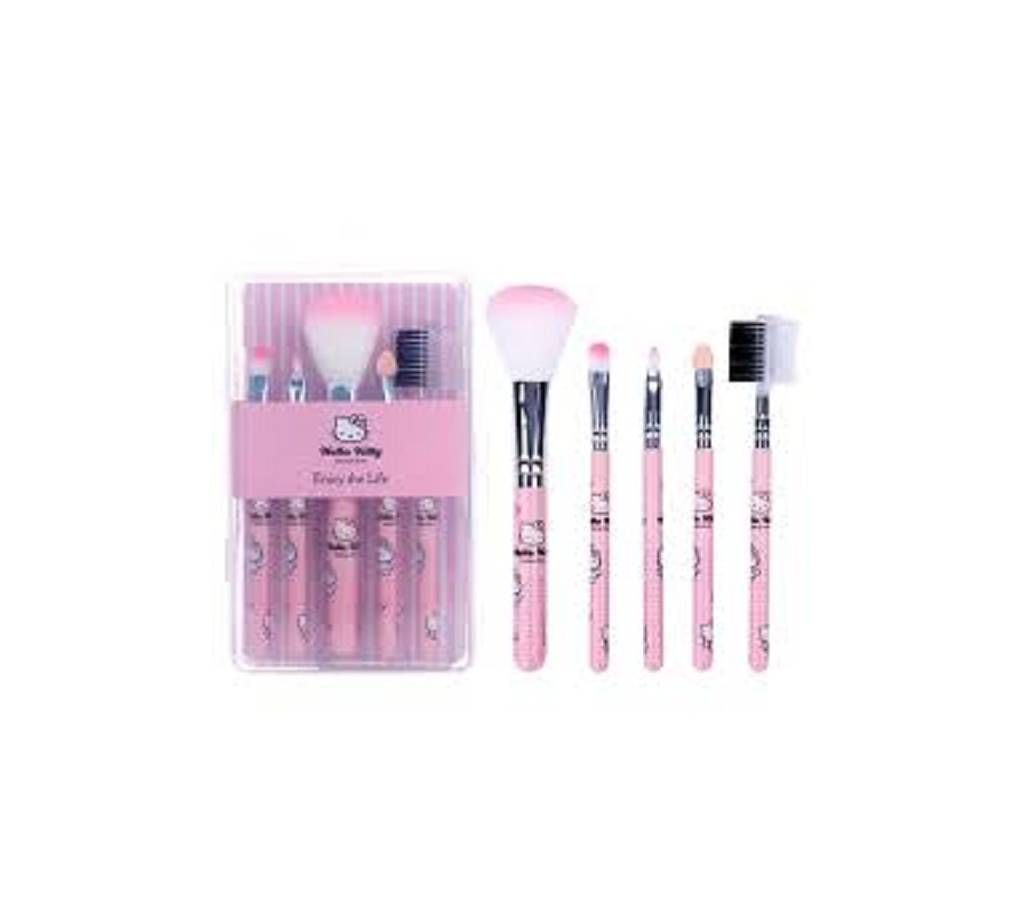5pcs cute kitty handle hello kitty makeup brushes set china