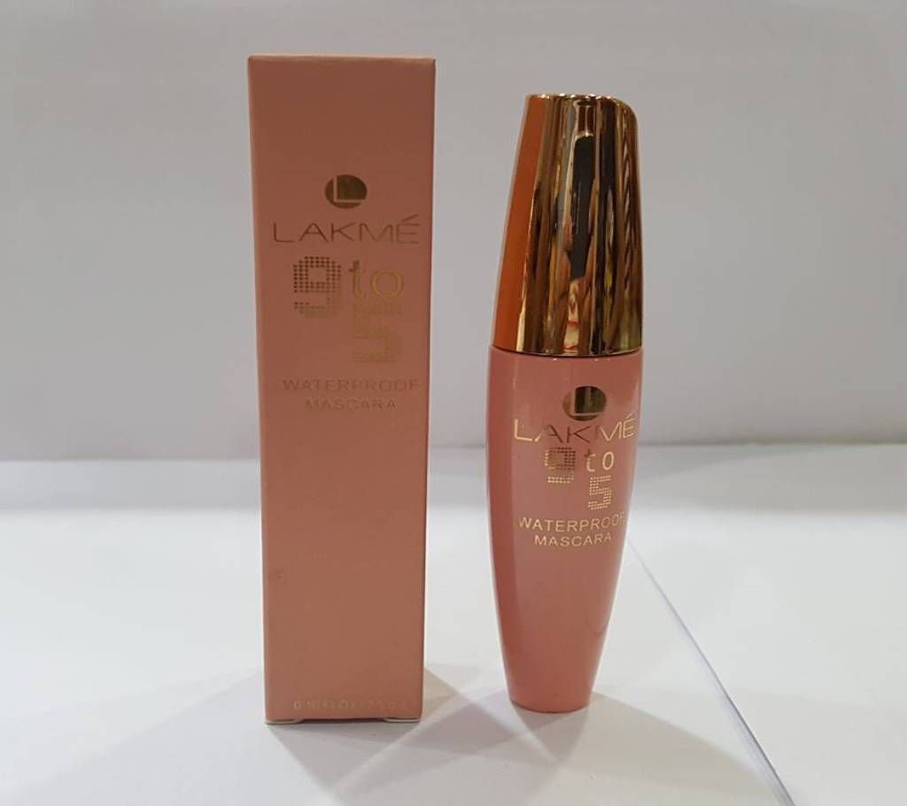 LAKME 9to5 Waterproof Black Mascara (China)
