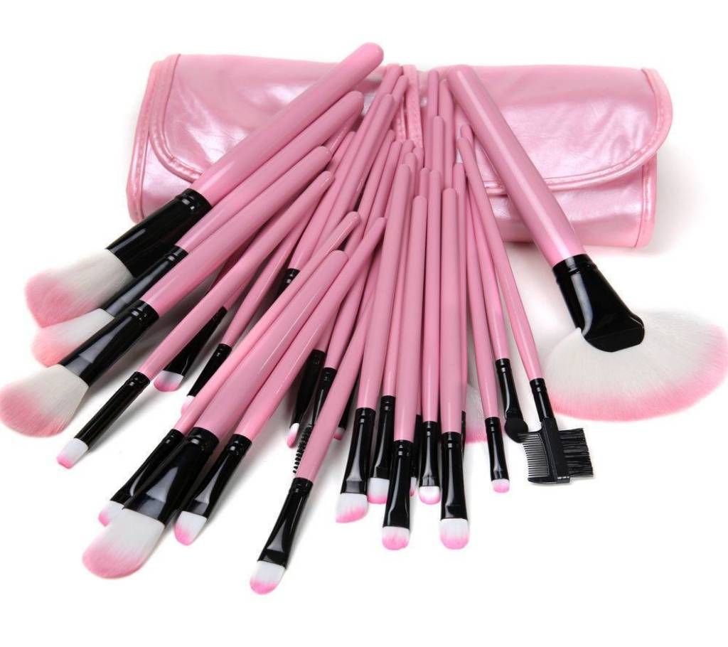 32 Pcs Makeup brush Set Pink