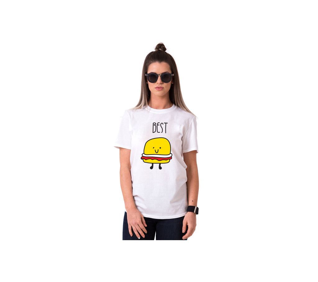 Best Ladies Half Sleeve Cotton T-Shirt