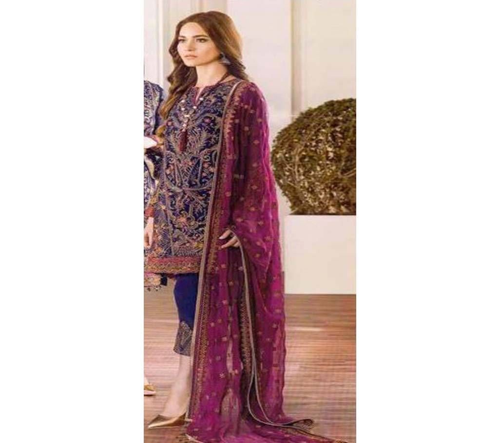 GULBANO (VOL-9)- 600-505 Unstitched Three Piece