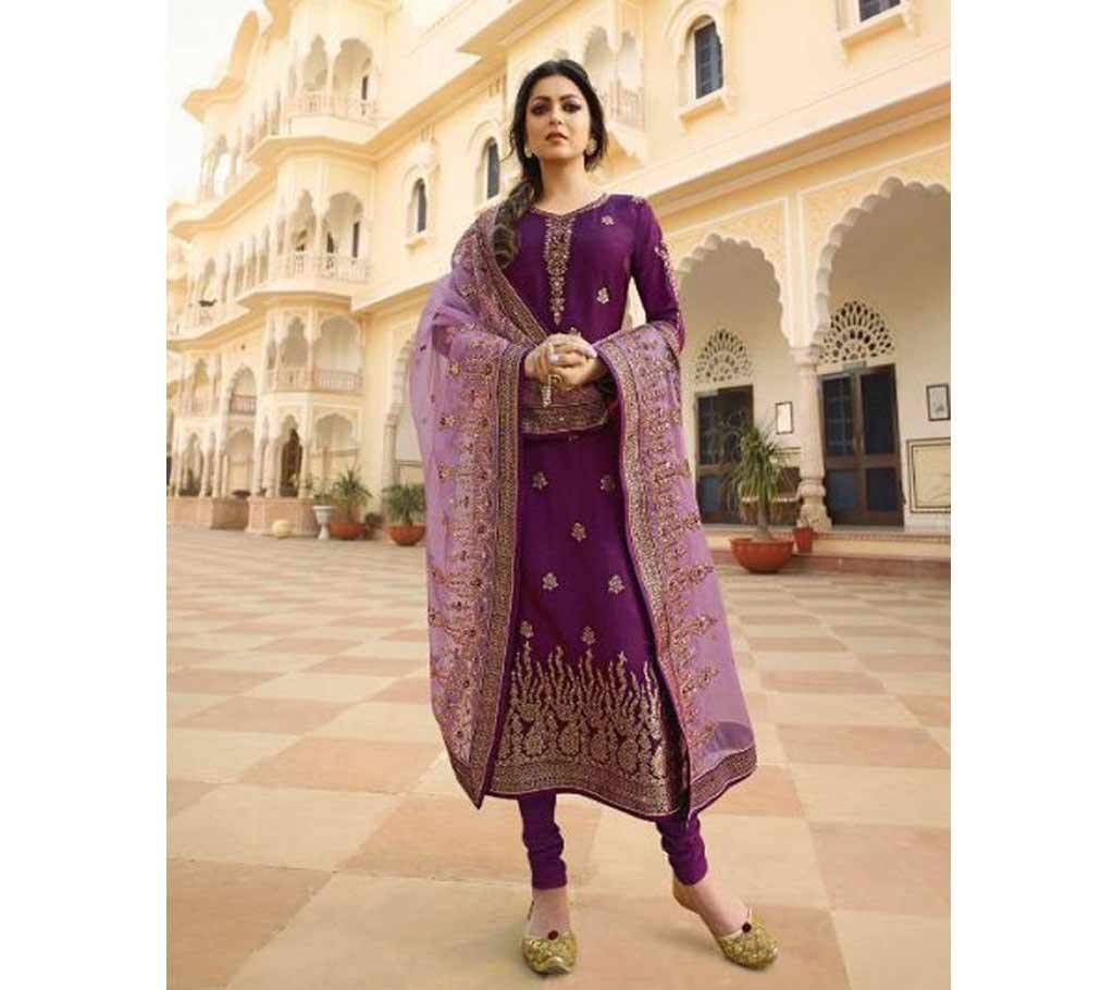 Lt Fabrics Nitya Vol 137 Salwar Suit (DEEP PURPLE)