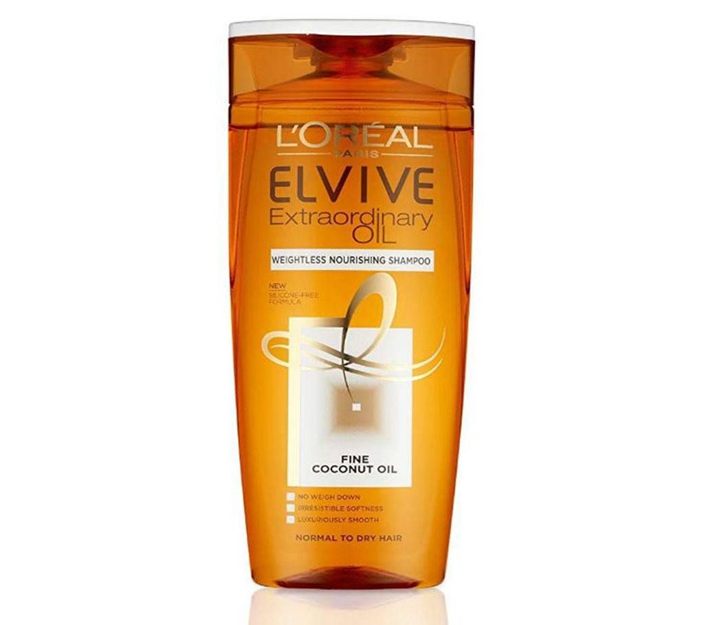 LOreal Paris Extraordinary OIL Fine Coconut Oi Shampoo-400ml-UK 