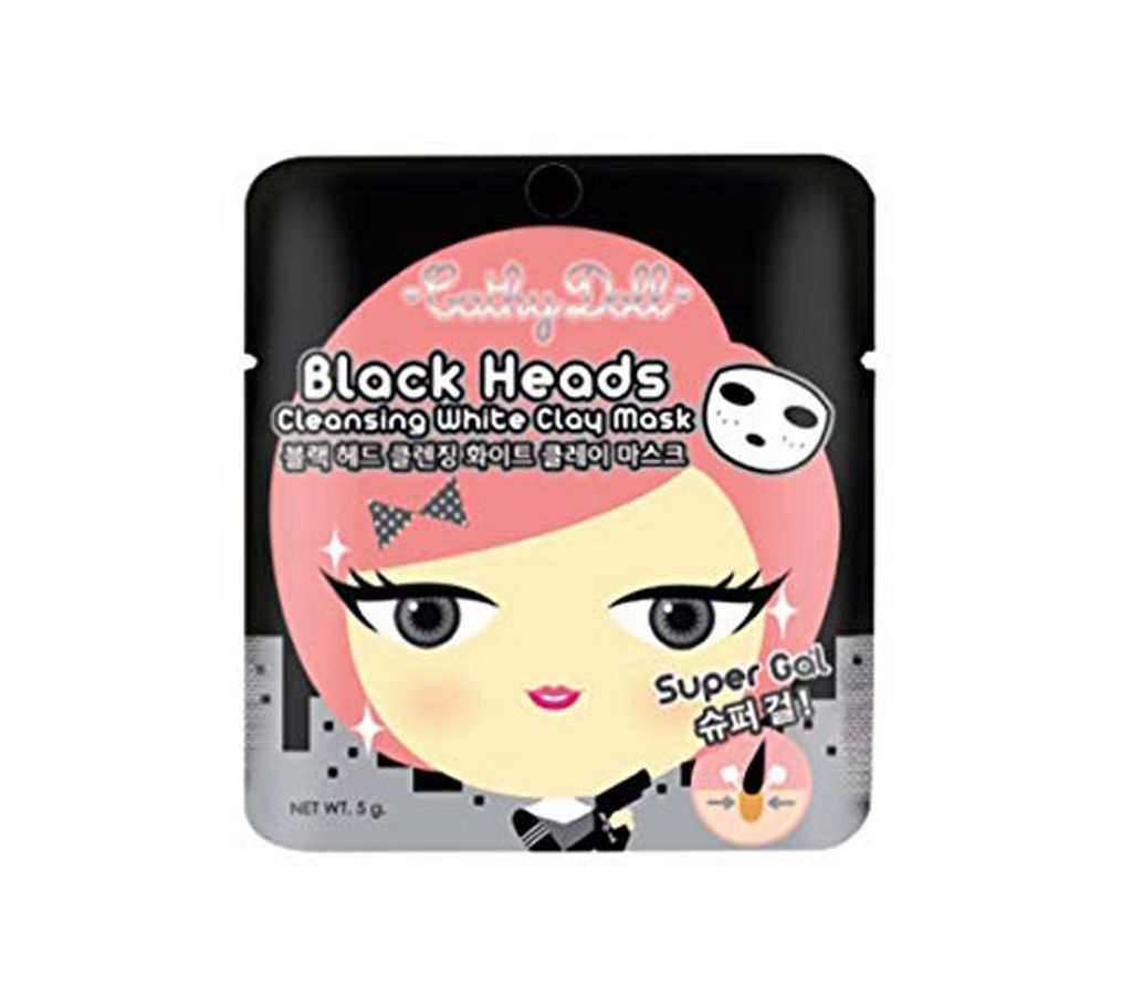 Cathy Doll black heads cleansing white clay mask-25gm-Thailand 
