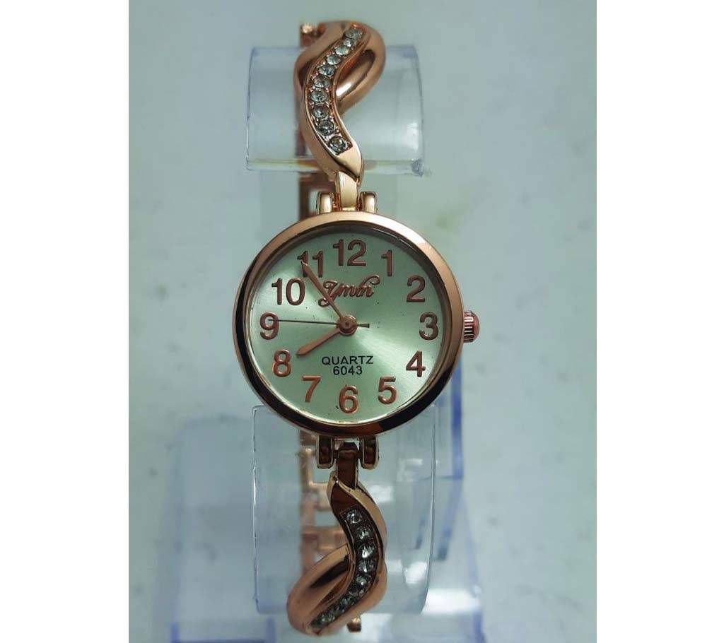 New Luxury Fashion Bracelet Womens Fashion Stainless Steel Wrist Watch Bear Watches
