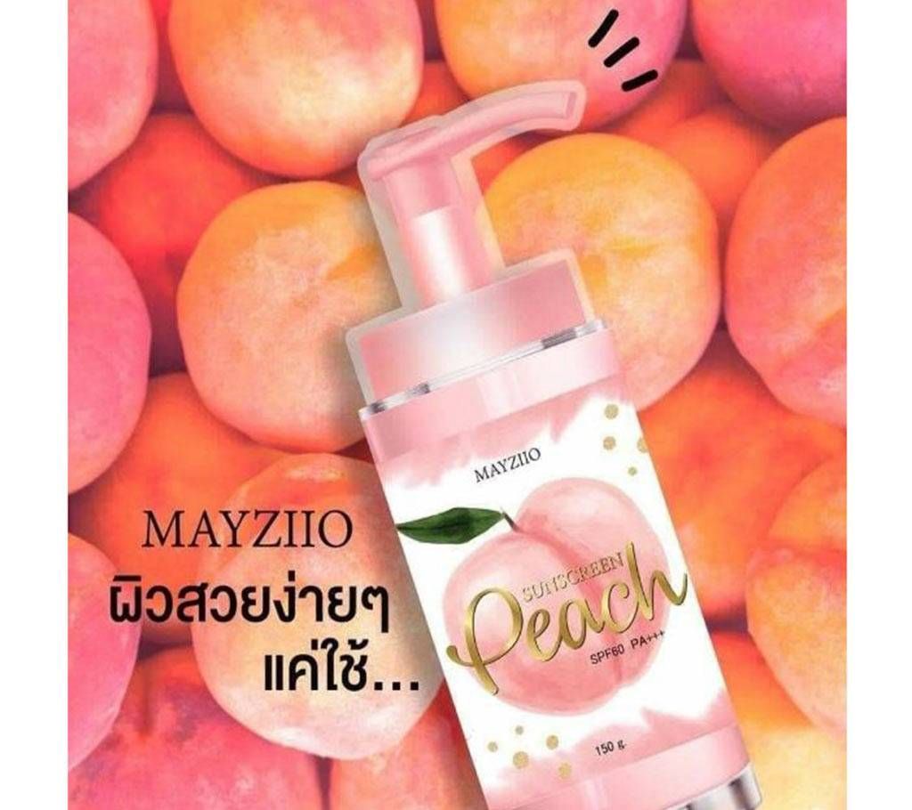 mayziio peach lotion