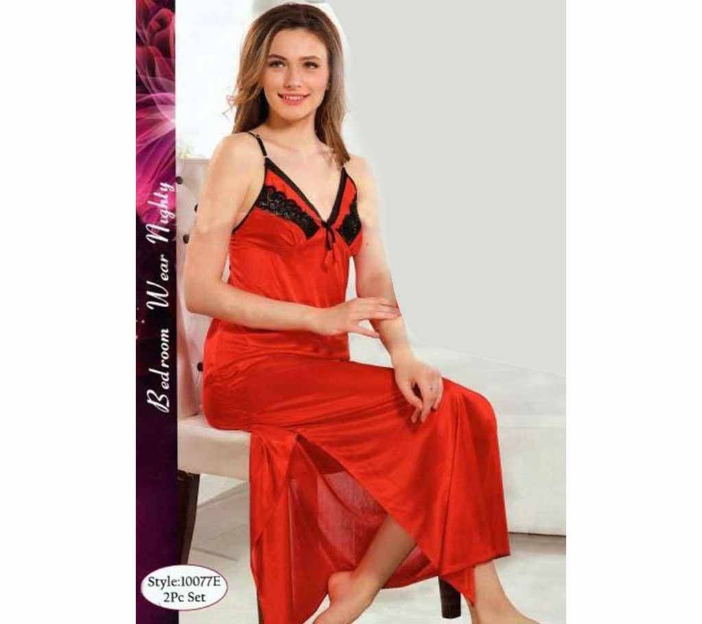 Fashionable Two Part Nighty-10077 E