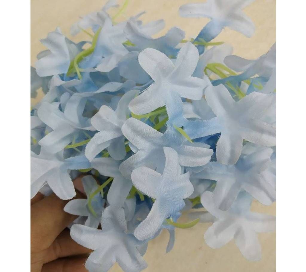 Blue Color Artificial Hair Flower For Woman