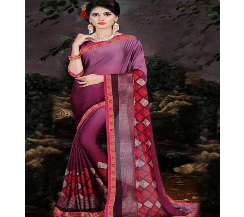Indian Soft Silk sharee with blouse piece 