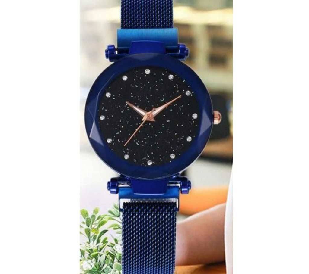 Dior Magnetic Analog Watch for Women- Blue 01