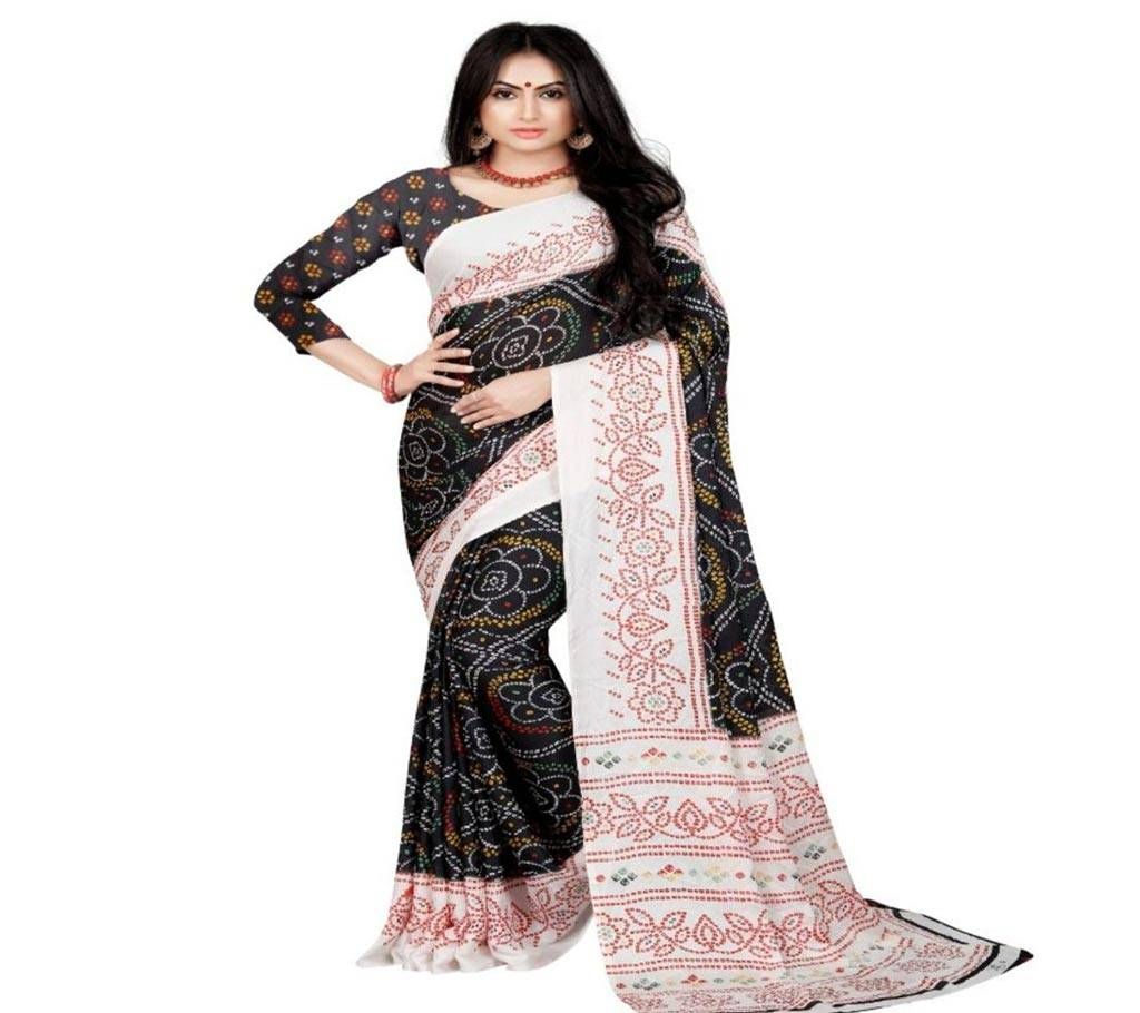 Indian Chundri Silk Saree  153  SGM1 With Blouse Pcs 