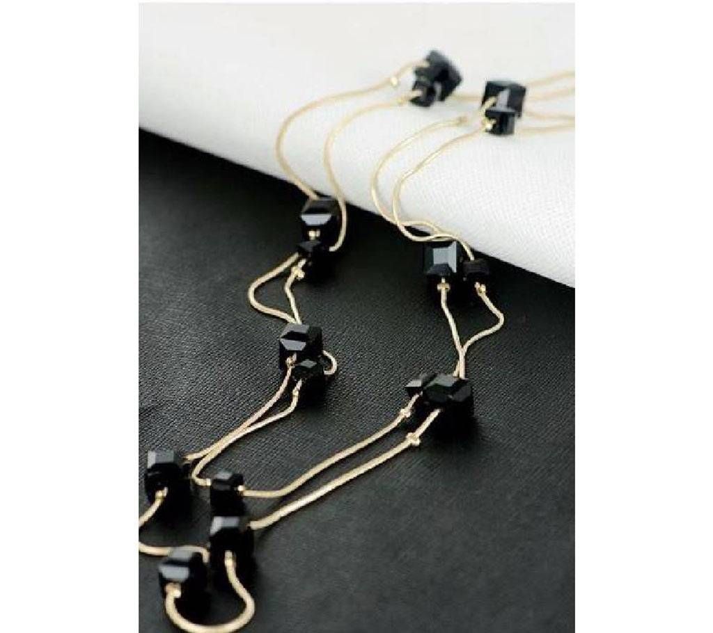 Gold Plated Beads setting Long Chain 