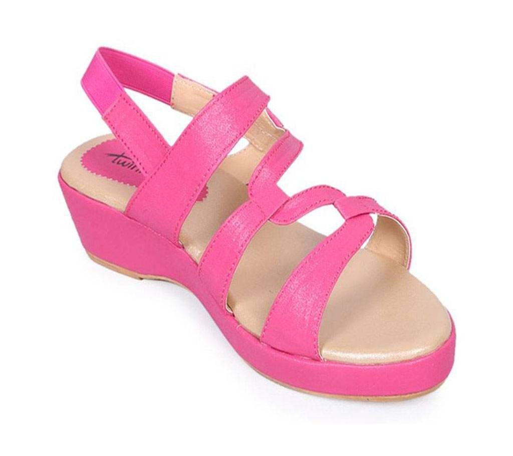 Twinkler Pink Artificial Leather Girl's Sandal 