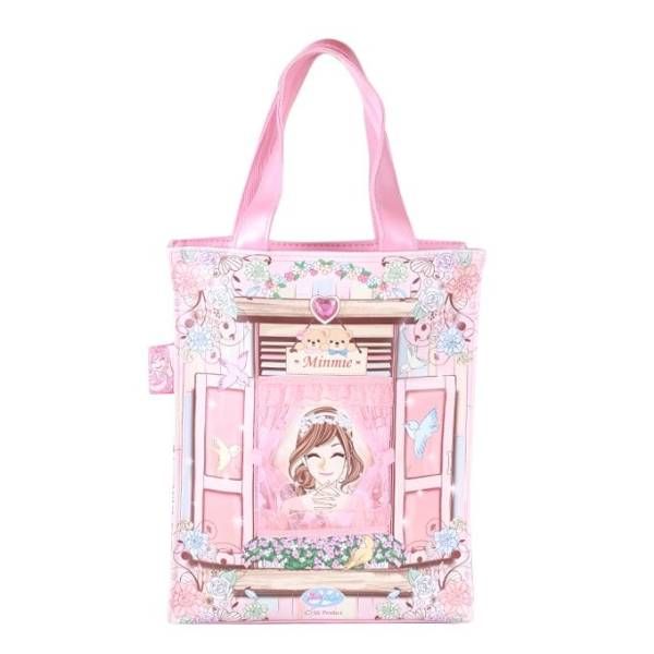 Pink and White Thai Rackdin Shoulder Bag For Women