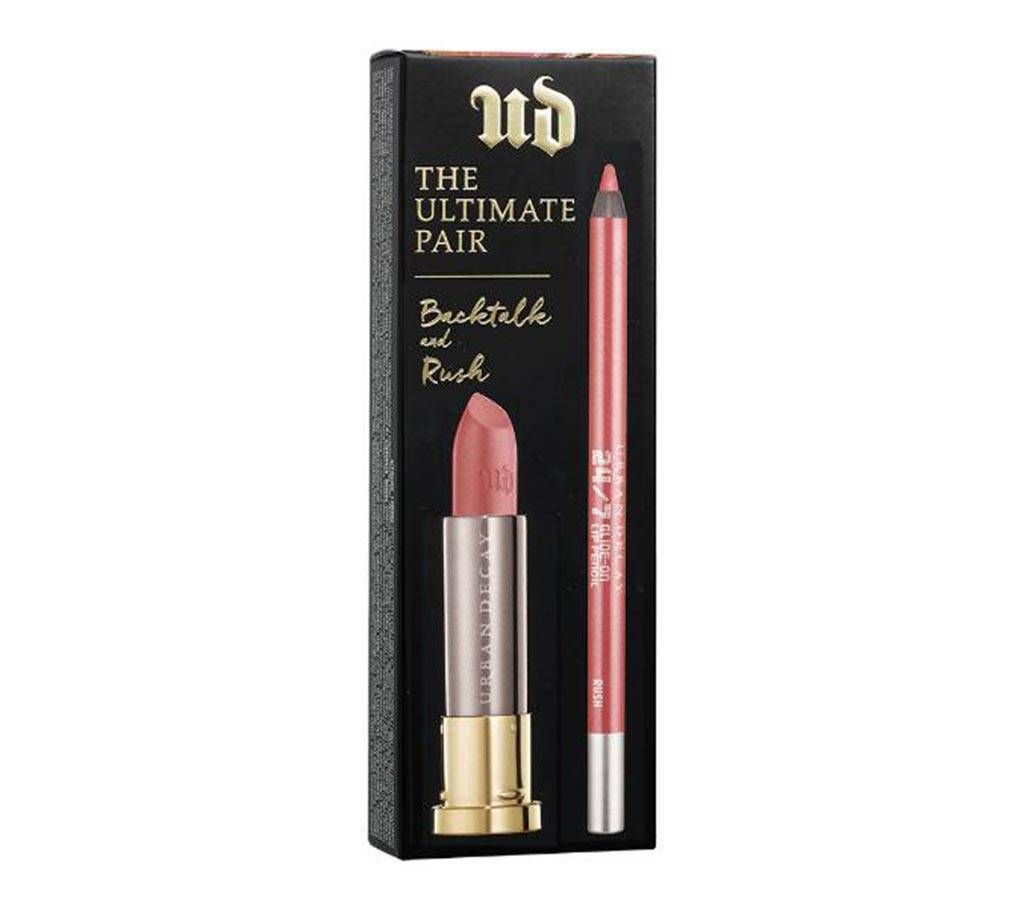 Urban Decay The Ultimate Pair Backtalk and Rush For Lips