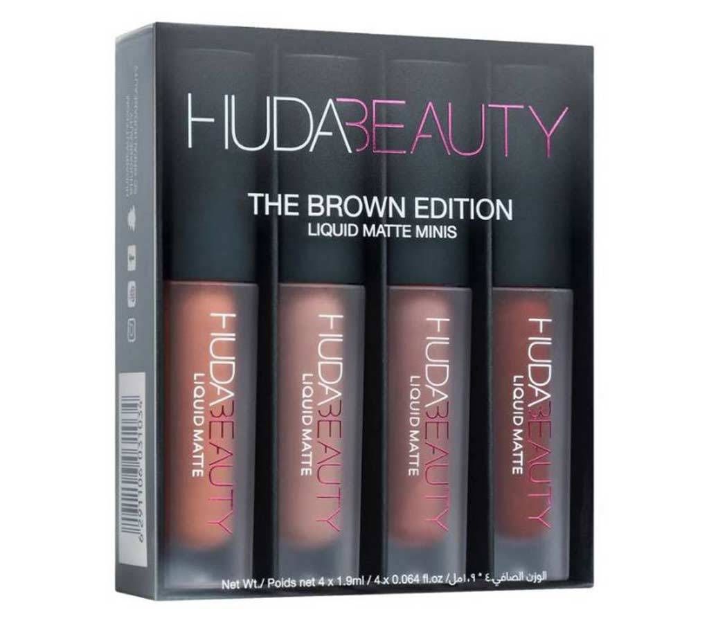 Huda Beauty lipstick- brown edition
