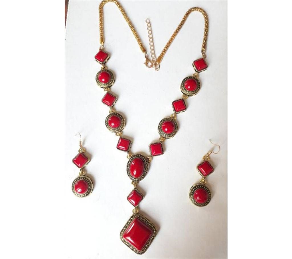 Boisakhi Mala Necklace & Ear Ring