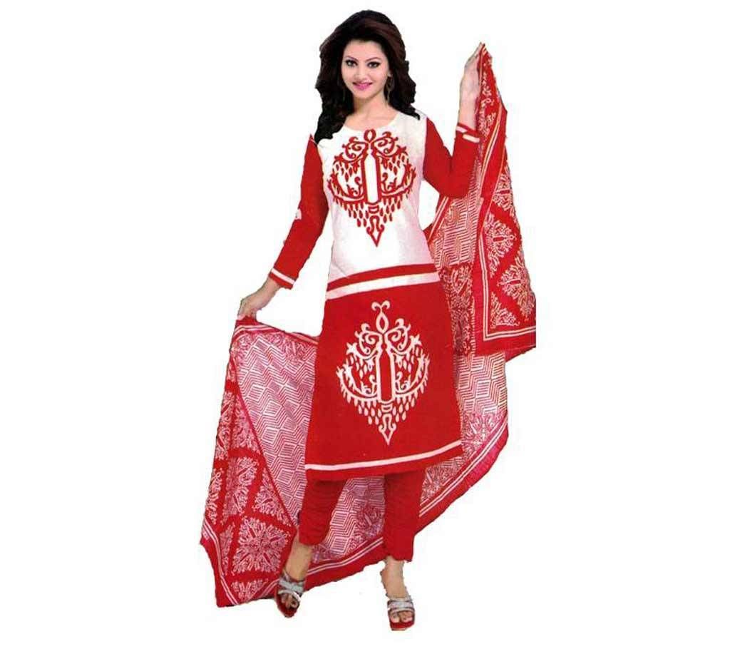 boishakhi unstitched printed cotton three Pieces Copy