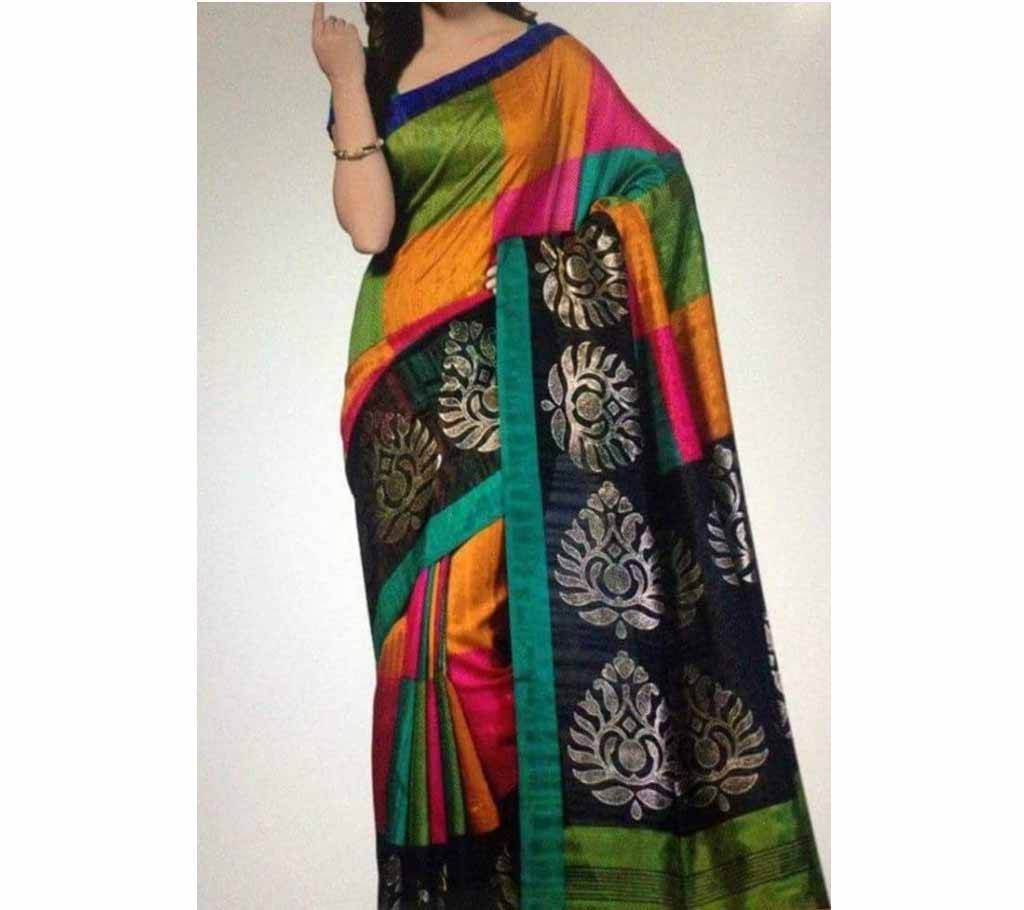 HALF SILK EXCLUSIVE INDIAN SAREE