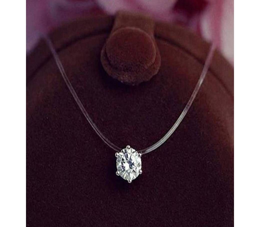 Transparent Chain Pendant Neckalce