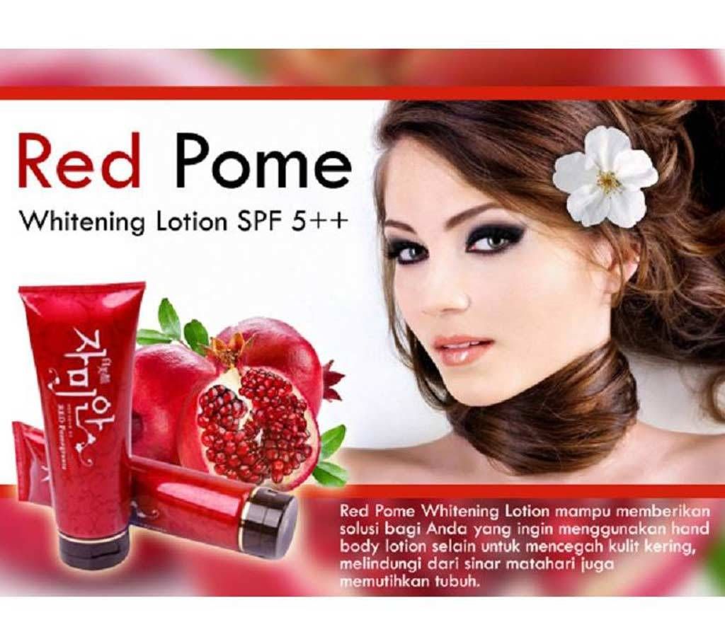Red pomegranate whitening lotion China 300g