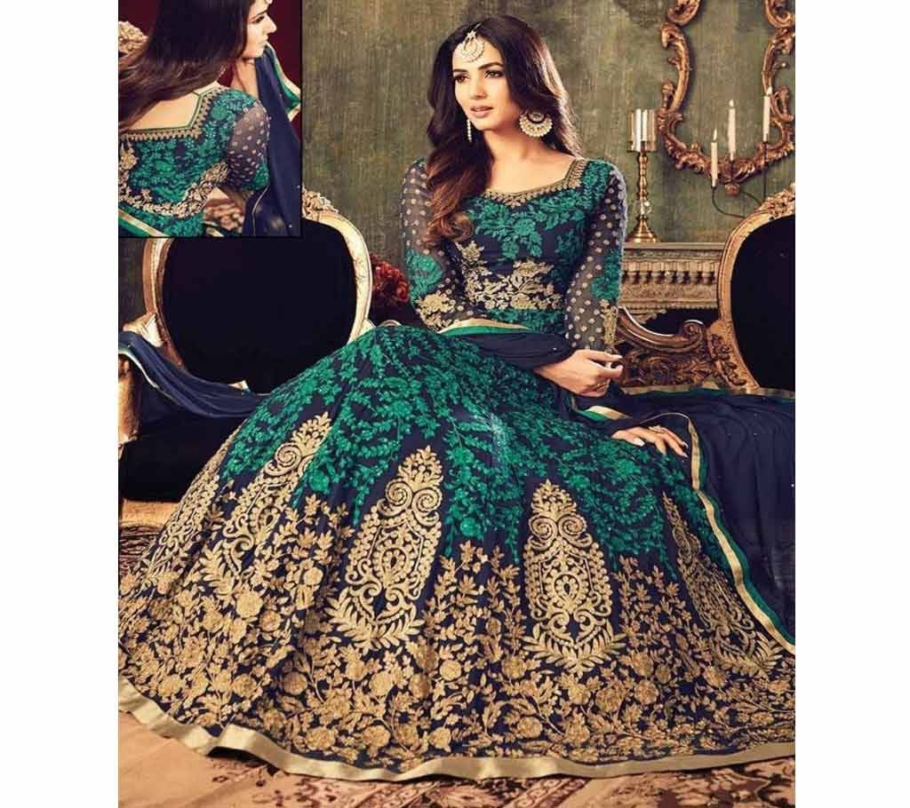 UNSTITCHED Georgette with embroidery work salwar kameez suit maisha 032