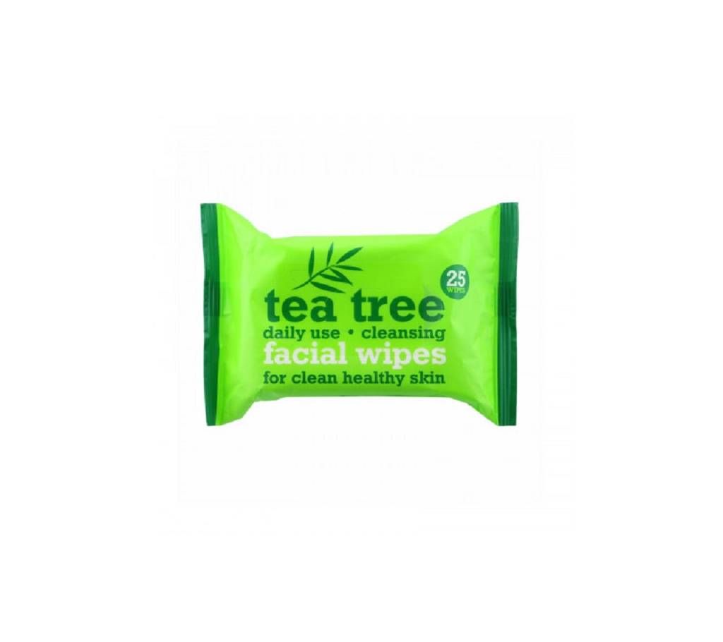 Xpel Tea Tree Cleansing Facial Wipes - 25 Wipes - UK