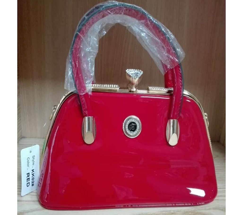 Fancy glossy  Lady's handbag
