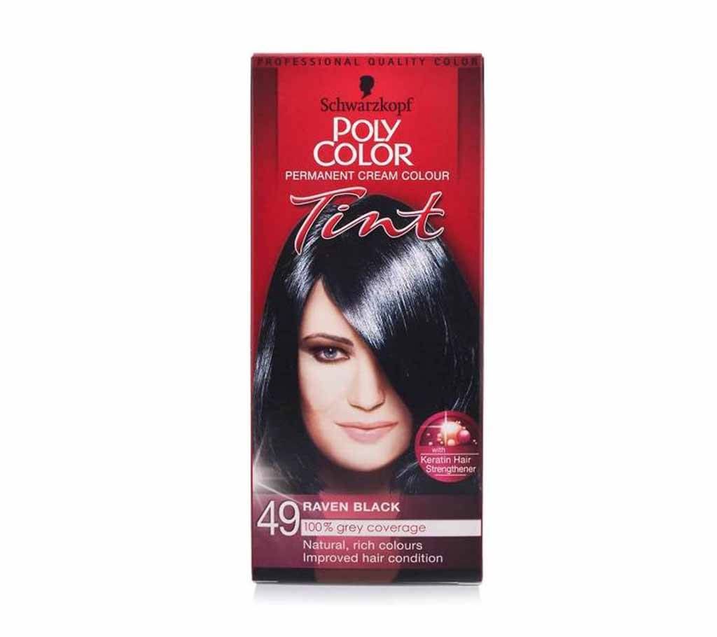 Poly  Hair Color Tint 49 Raven Black Switzerland