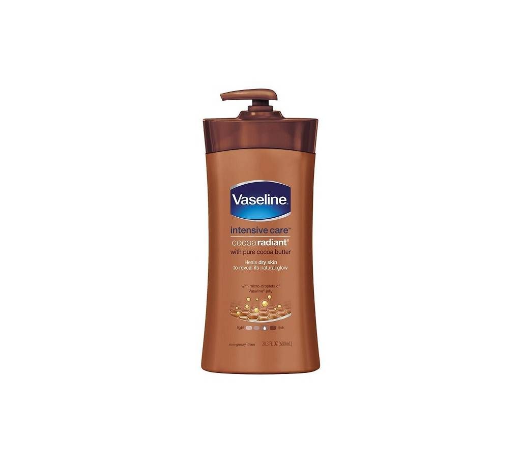 VASELINE LOTION COCOA(600ML)
