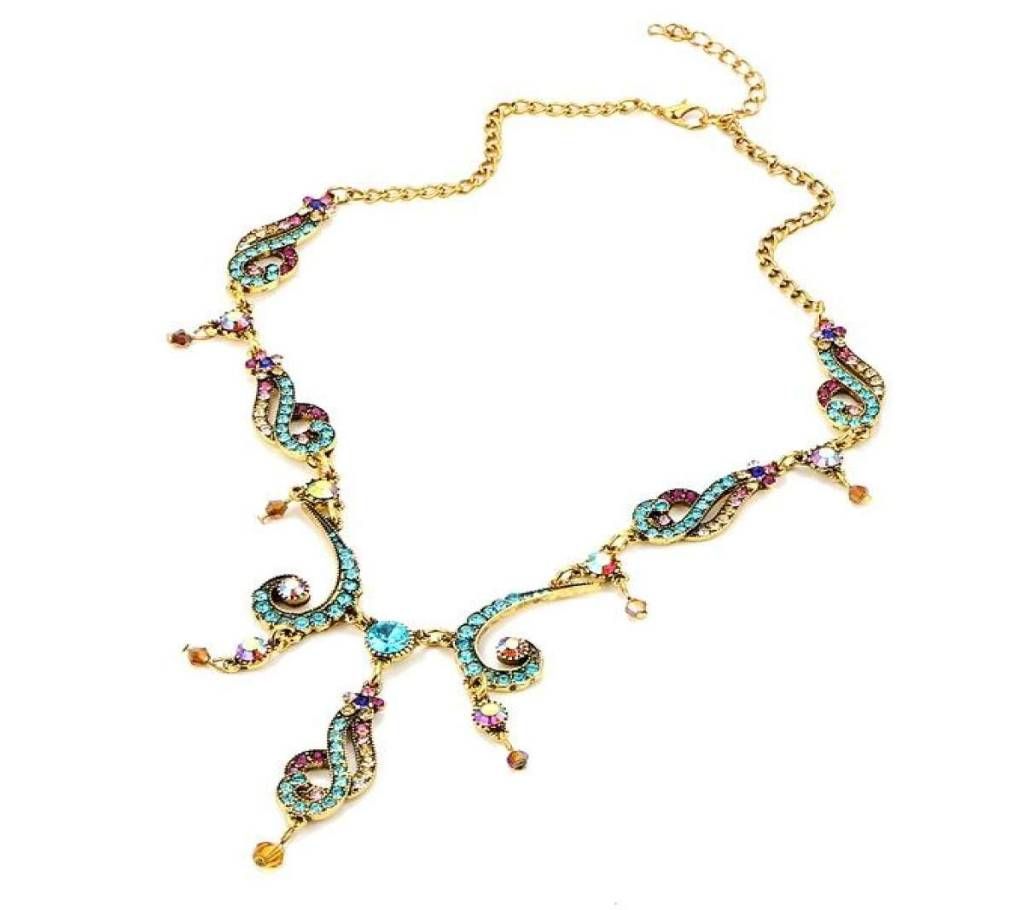 Golden Metal Necklace for Women