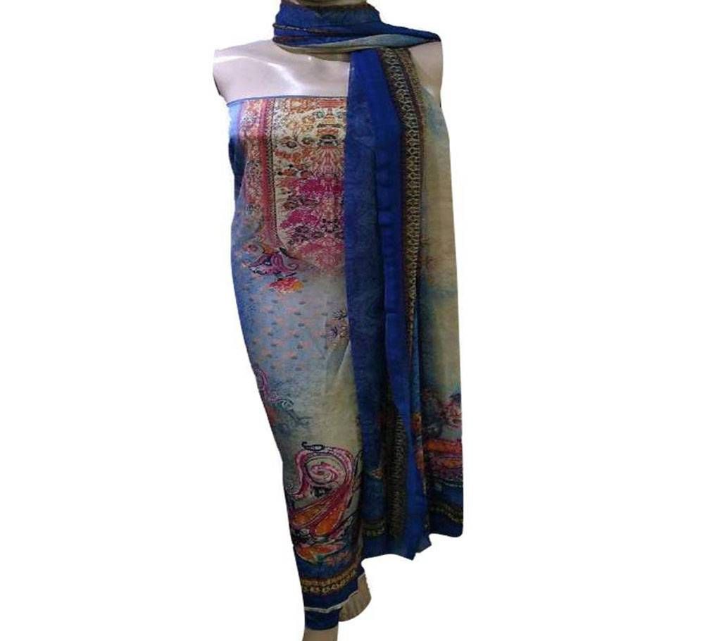 Unstitched Rakhi silk 3 piecec