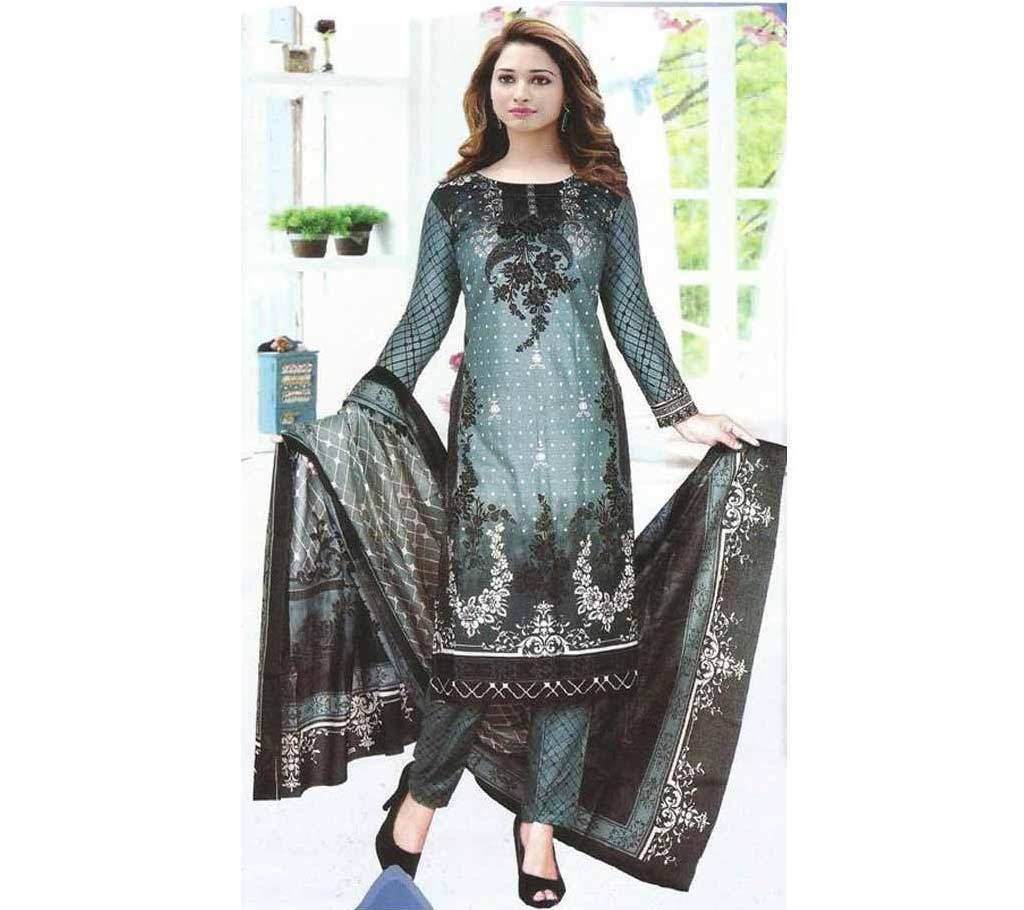 UNISTICHED PRINTED COTON THREE PIECE copy