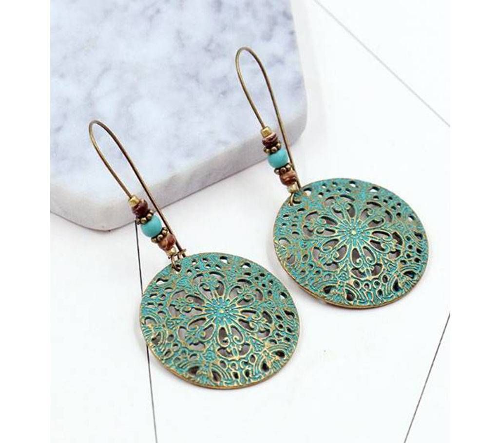 Totem Round Earrings