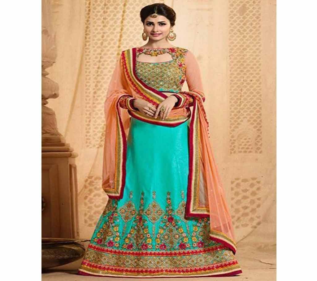 Unstitched embroidery sucking Lehnga (copy)